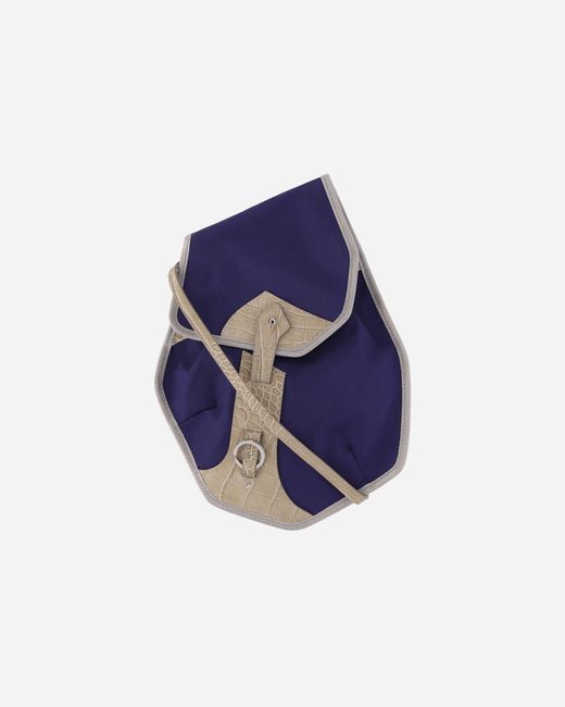 Kiko Kostadinov Blue Solva Pouch Khaki for men