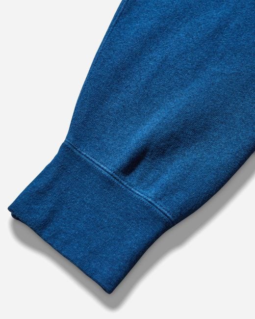Visvim Blue Men S Jumbo Sb Hoodie P.o. (n.d.) Indigo for men