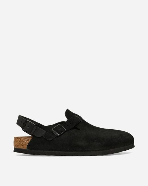 Birkenstock Black Tokio Suede Sandals for men