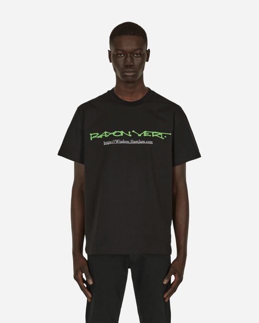 Rayon Vert W3W Black Website Logo T-shirt for men