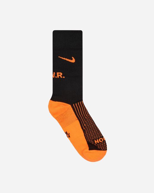 black and orange nike socks