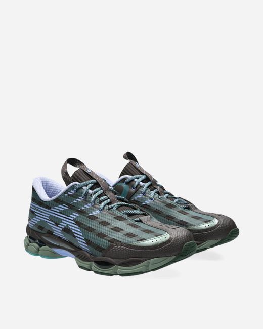 Asics Blue Us8-S Gel-Sj33 Sneakers Roasted Coffee Periwinkle for men