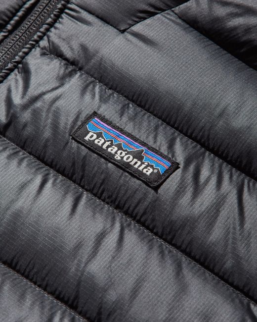 Patagonia Blue Men S Down Sweater Hooded Jacket for men