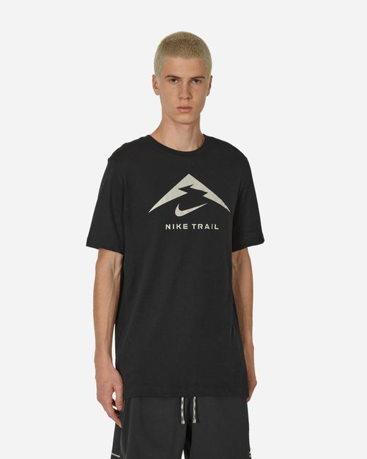 Nike Dri-fit Trail Running T-shirt Black for men