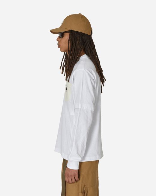 Sacai White Carhartt Wip Longsleeve T-shirt for men