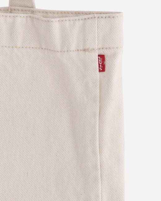 Levi's White International Football Tote Bag for men