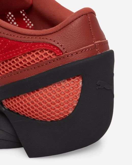 PUMA Red Beisser Waxed Sneakers Bordeaux / Candy Apple for men