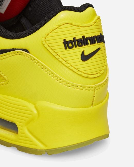 Nike Yellow Air Max Laser 90 Sneakers Zest for men