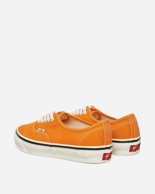 Vans Orange Premium Authentic 44 Sneakers Citrus Burst for men