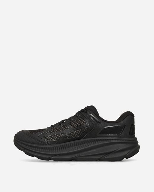 Hoka One One Black Clifton One9 Sneakers / Carbon for men