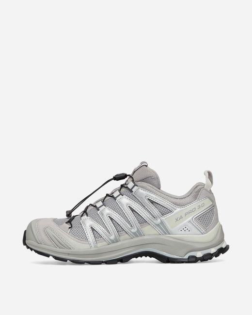Salomon Gray Xa Pro 3D Sneakers Alloy Lunar Rock for men