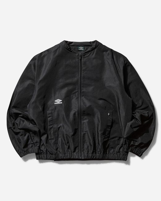Umbro Black Men S Check Bomber Jacket Navy / Dark Brown for men