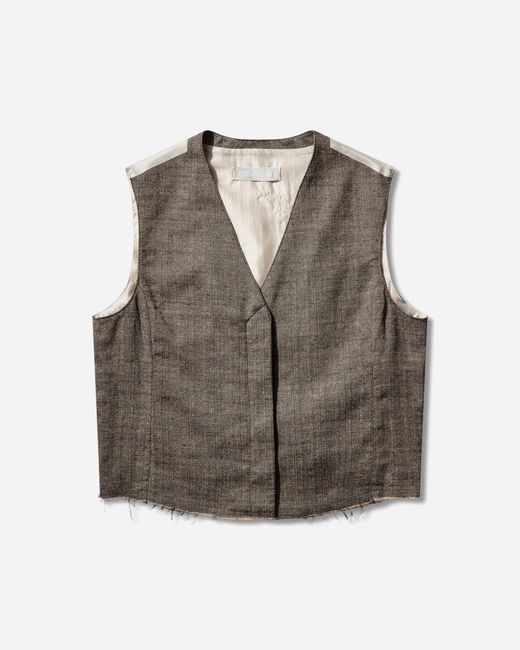Our Legacy Gray S Base Waistcoat Deep Husk