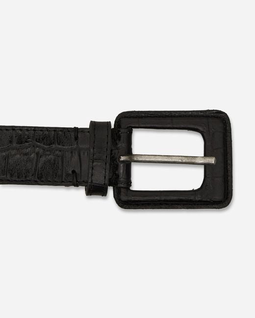 mfpen White Drivers Belt Croc for men