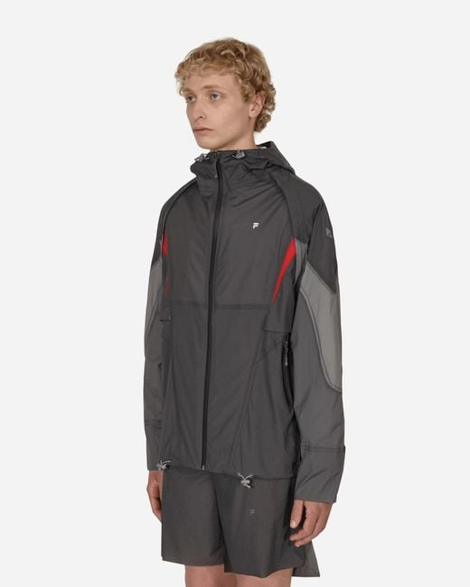 SLAM JAM Gray Fila Redefined Transformable Windbreaker for men