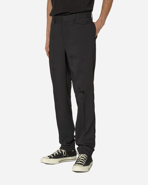 Undercover Black Damaged Trousers for men