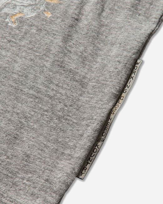 Kapital Gray Men S Top Jersey Crew Longsleeve T-shirt (buster Peckish Bowy) for men