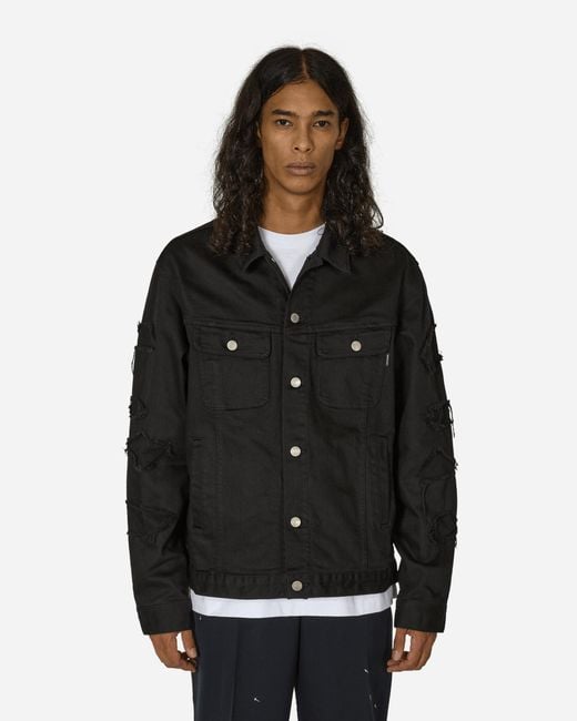 Undercover Black Cotton Jacket for men