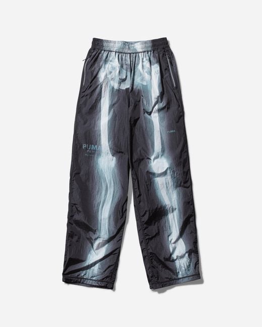 PUMA Blue S Aries X-Ray Windcheater Track Pants for men