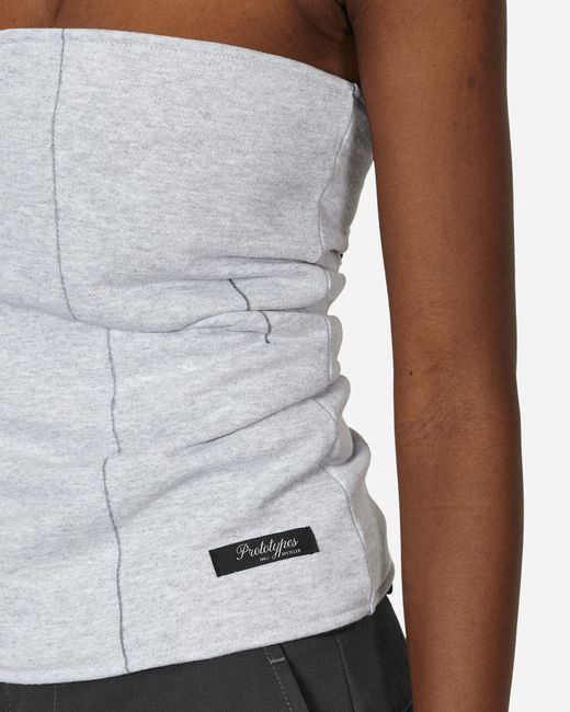 PROTOTYPES White Factory Cut Off Top