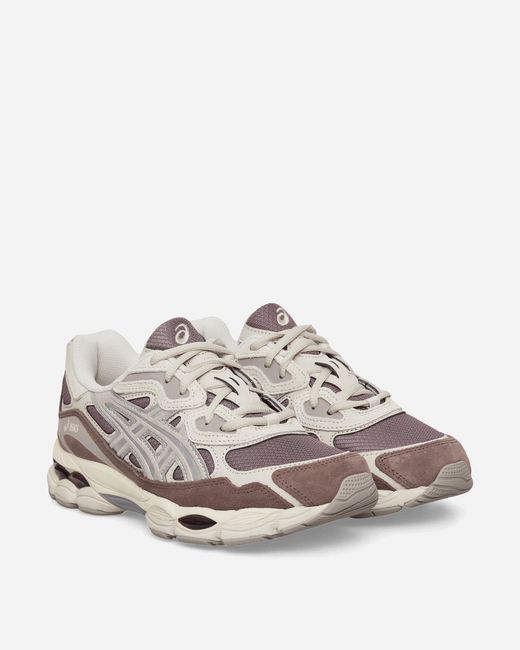 Asics White Gel-Nyc Sneakers Cocoa Powder Pure for men
