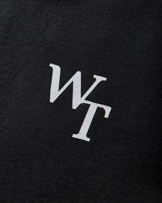 (w)taps Black S Academy Hoodie for men
