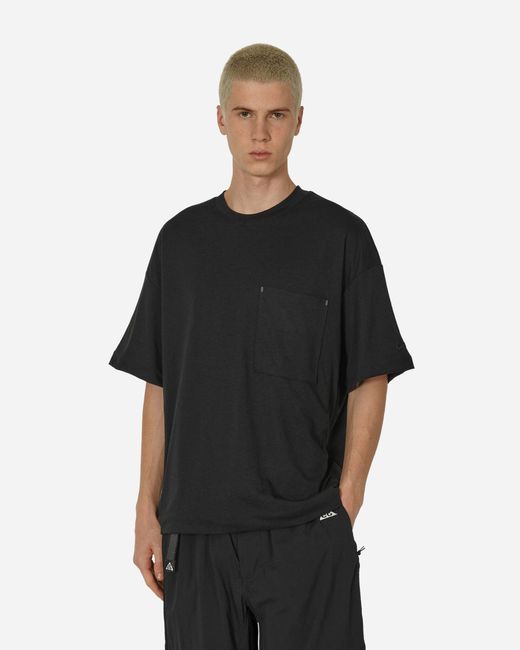 Nike Tech Pack Dri Fit Shortsleeve Top in Black for Men Lyst