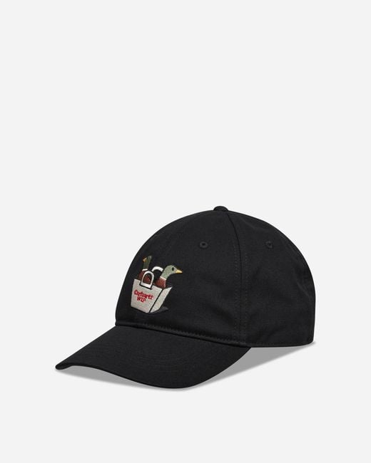Carhartt Black Bumper Sticker Cap for men