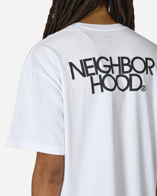 Neighborhood White Ss-17 T-shirt for men