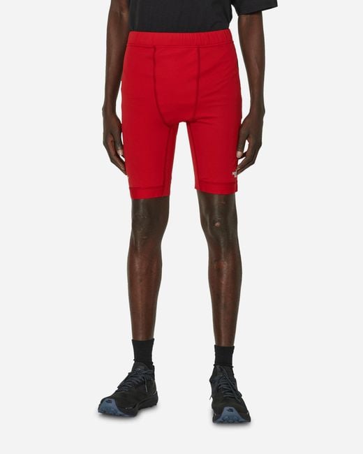 The North Face Red Undercover Soukuu Trail Run Utility Shorts Tights Chili Pepper for men