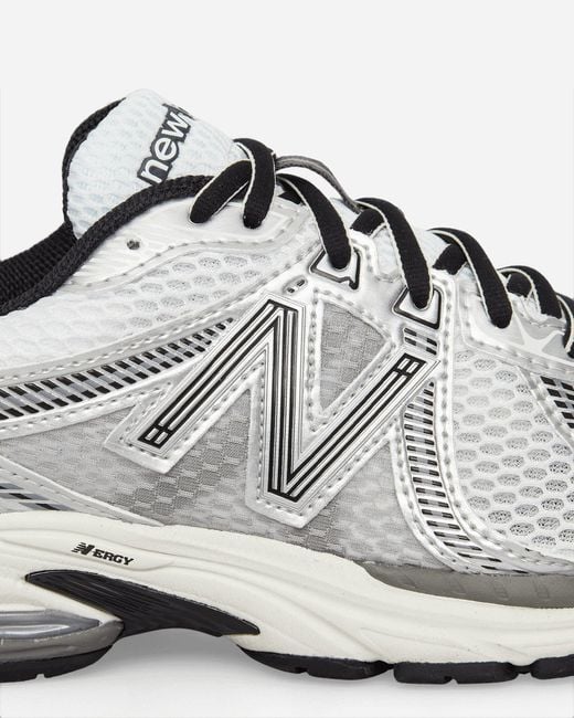 New Balance White 860V2 Sneakers Optic for men