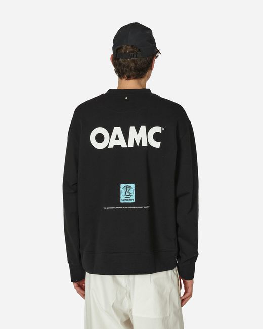 OAMC Black Apollo Crewneck Sweatshirt for men