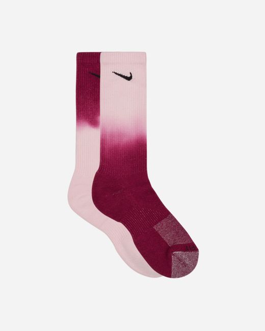 Nike Everyday Plus Cushioned Crew Socks in Pink for Men | Lyst