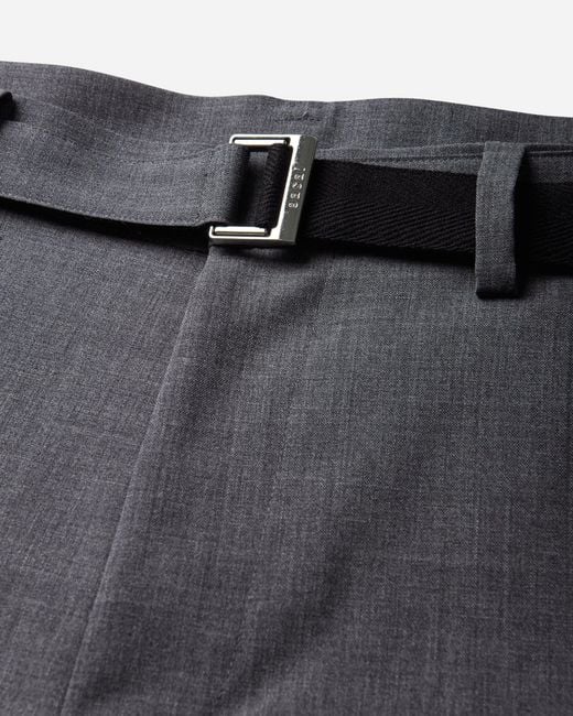 Sacai Gray S Suiting Pants for men