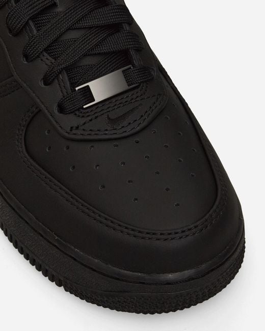 Nike Black Air Force 1 Low Retro Premium Sneakers for men