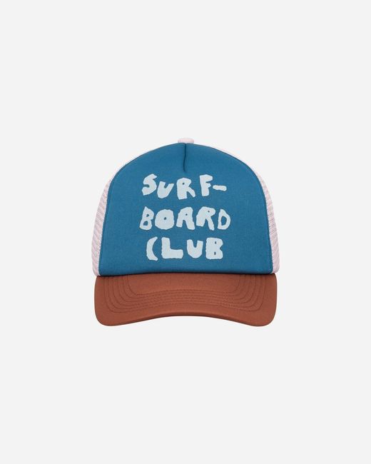 Stockholm Surfboard Club Blue Logo Trucker Cap for men