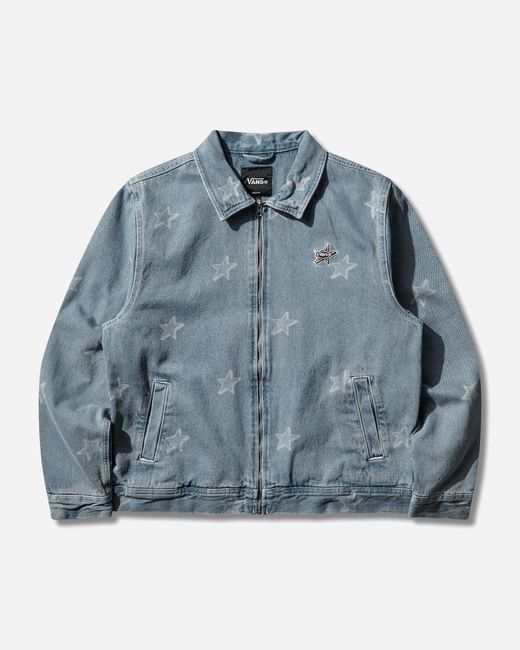 Vans Blue Pomona Denim Station Jacket Stonewash for men