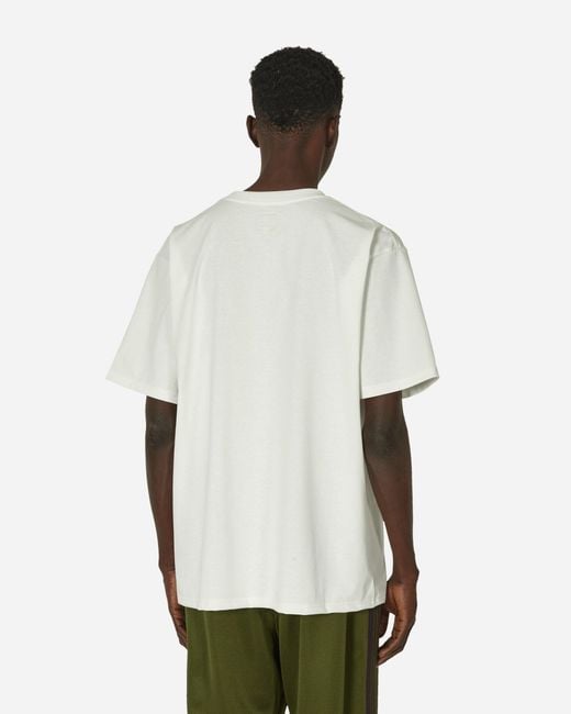 Needles White Poly Jersey T-shirt for men