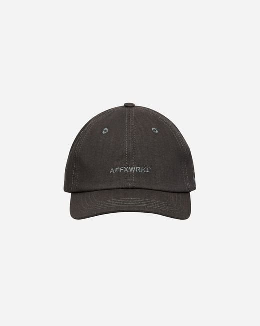 AFFXWRKS Black Logo Cap for men