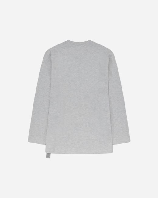 Oamc Peacemaker Gray S Waffle Longsleeve Top for men