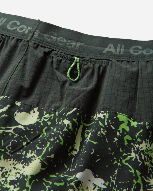 Nike Green Acg Second Sunrise Dri-Fit 6In Brief-Lined Trail Running Shorts Mean for men