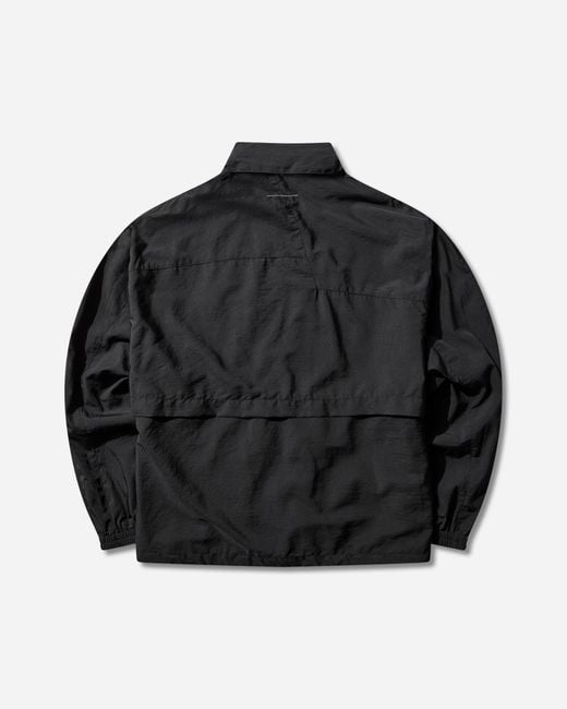 MM6 by Maison Margiela Black Men S Nylon Windbreaker Jacket for men
