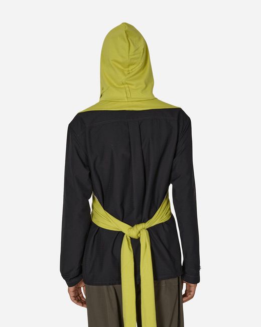Kiko Kostadinov Ohne Hood Scarf Lime in Yellow for Men | Lyst UK