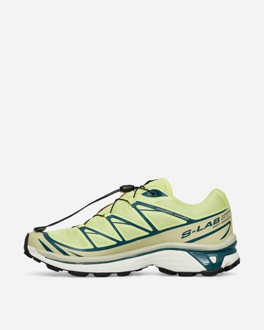 Salomon Green Xt-6 Sneakers Sunny Lime / Southern Moss for men