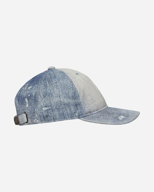 Our Legacy Blue Ballcap Digital Denim Print for men