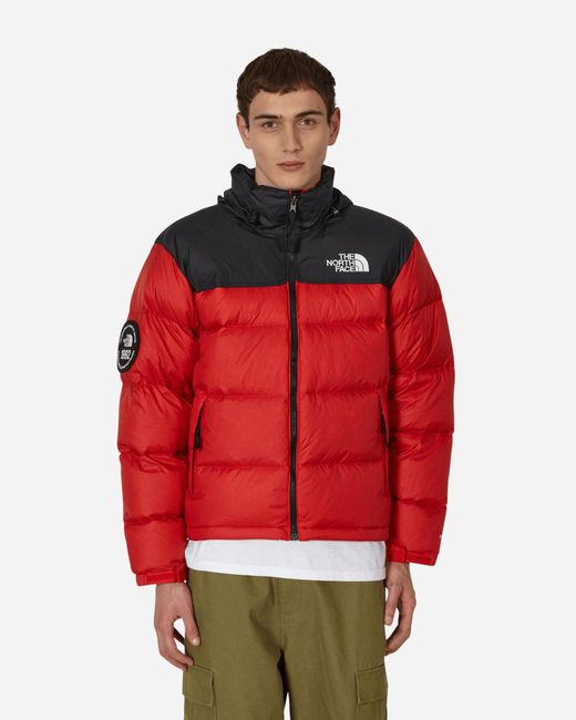 The North Face 92 Retro Anniversary Nuptse Jacket in Red for Men | Lyst UK