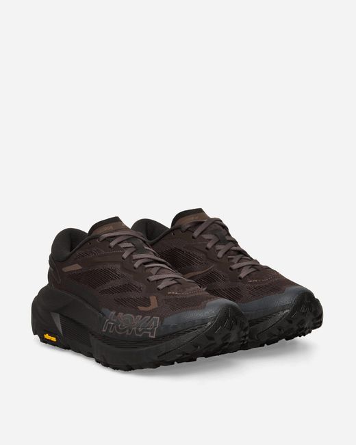 _J.L - A.L_ Black Hoka Mafate X Sneakers Jet Espresso for men
