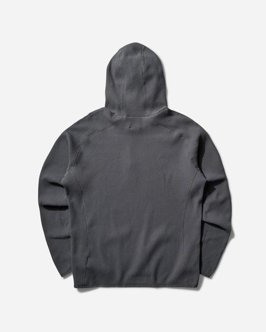 Roa Thermal Waffle Hoodie Asphalt in Grey for Men | Lyst UK