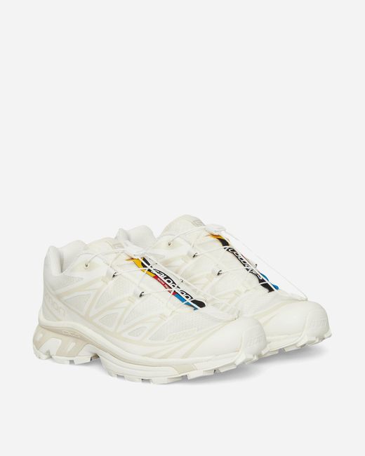 Salomon White Xt-6 Sneakers Vanilla Ice for men