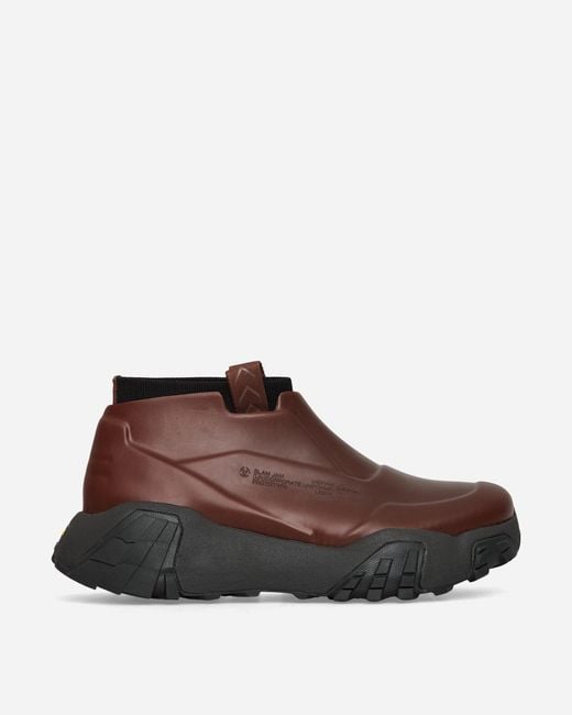 SLAM JAM Brown Vibram Rubber Core Boots Chocolate for men